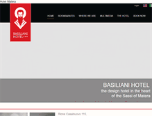 Tablet Screenshot of basilianihotel.com